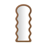 Rhodes Cinnamon Velvet 70" Floor Mirror Model: TOV-C68955